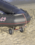 Mini chariot de plage pour mise à l'eau avec roues increvables