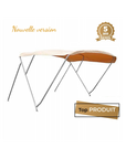 Elegance 3 arceaux hauteur 1350 largeur de 2270 à 2370 mm -INOX