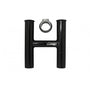 Support de canne à pêche en aluminium orientable double